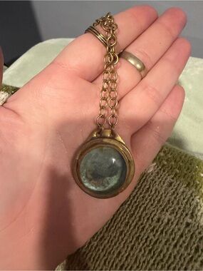 Rafael Canada  Gold-Tone Vintage Round Pendant Necklace - Gold